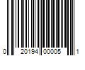 Barcode Image for UPC code 020194000051