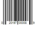 Barcode Image for UPC code 020197000089