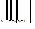 Barcode Image for UPC code 020200000211