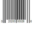 Barcode Image for UPC code 020200000266