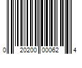 Barcode Image for UPC code 020200000624