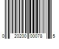 Barcode Image for UPC code 020200000785