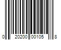 Barcode Image for UPC code 020200001058