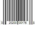 Barcode Image for UPC code 020200001768