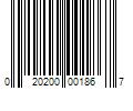 Barcode Image for UPC code 020200001867