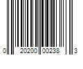 Barcode Image for UPC code 020200002383