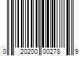 Barcode Image for UPC code 020200002789