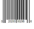 Barcode Image for UPC code 020200002956