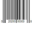 Barcode Image for UPC code 020200003038