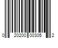 Barcode Image for UPC code 020200003052