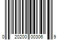 Barcode Image for UPC code 020200003069