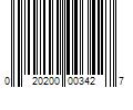 Barcode Image for UPC code 020200003427