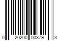 Barcode Image for UPC code 020200003793