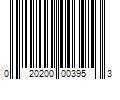 Barcode Image for UPC code 020200003953