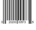 Barcode Image for UPC code 020200005735