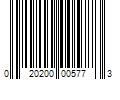 Barcode Image for UPC code 020200005773