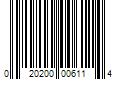 Barcode Image for UPC code 020200006114