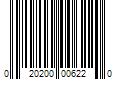 Barcode Image for UPC code 020200006220