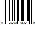 Barcode Image for UPC code 020200006329