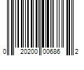 Barcode Image for UPC code 020200006862