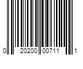 Barcode Image for UPC code 020200007111