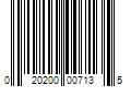 Barcode Image for UPC code 020200007135