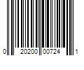 Barcode Image for UPC code 020200007241