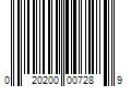 Barcode Image for UPC code 020200007289