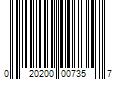 Barcode Image for UPC code 020200007357