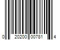 Barcode Image for UPC code 020200007814