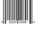 Barcode Image for UPC code 020200008064