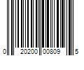 Barcode Image for UPC code 020200008095