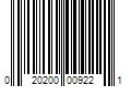 Barcode Image for UPC code 020200009221