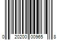 Barcode Image for UPC code 020200009658