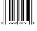 Barcode Image for UPC code 020200009726