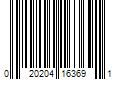 Barcode Image for UPC code 020204163691