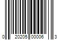 Barcode Image for UPC code 020205000063