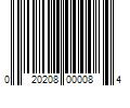 Barcode Image for UPC code 020208000084