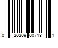 Barcode Image for UPC code 020209007181