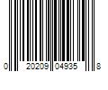 Barcode Image for UPC code 020209049358