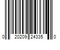 Barcode Image for UPC code 020209243350