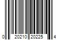 Barcode Image for UPC code 020210202254