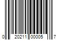 Barcode Image for UPC code 020211000057