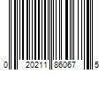 Barcode Image for UPC code 020211860675