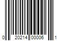 Barcode Image for UPC code 020214000061