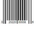 Barcode Image for UPC code 020220000086