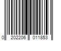 Barcode Image for UPC code 0202206011853