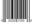 Barcode Image for UPC code 020230010006