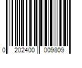 Barcode Image for UPC code 0202400009809