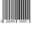 Barcode Image for UPC code 0202400100001